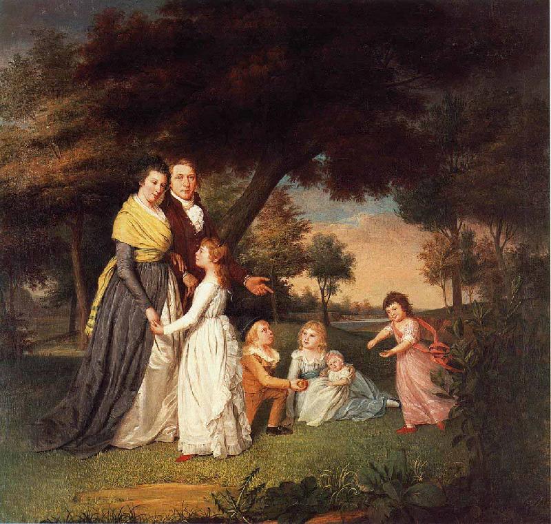 James Peale The Artist and His Family oil painting picture